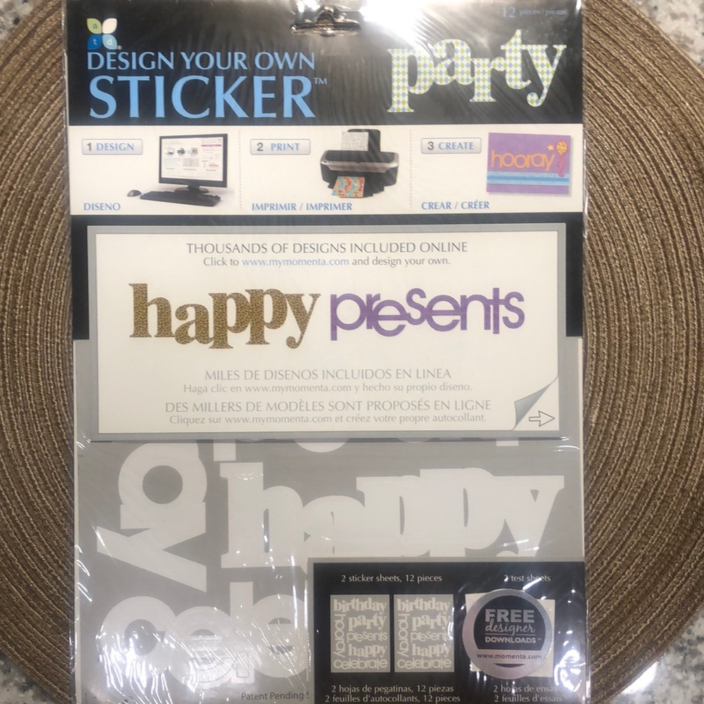 Design Your Own Sticker - Party